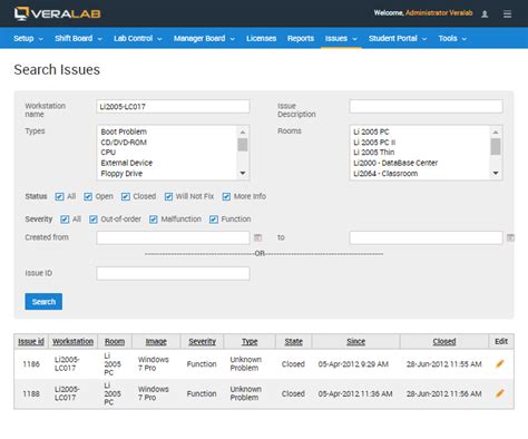 vera lab booking|View Schedule for Room SA.